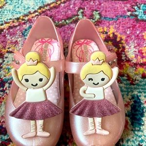 Mini Melissa Ballerinas Size 9